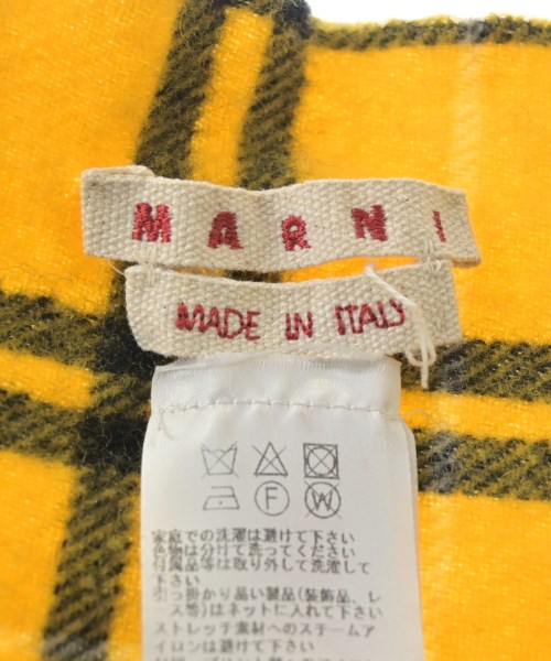 MARNI（マルニ）マフラー 黄 サイズ:- レディース/2200723829393