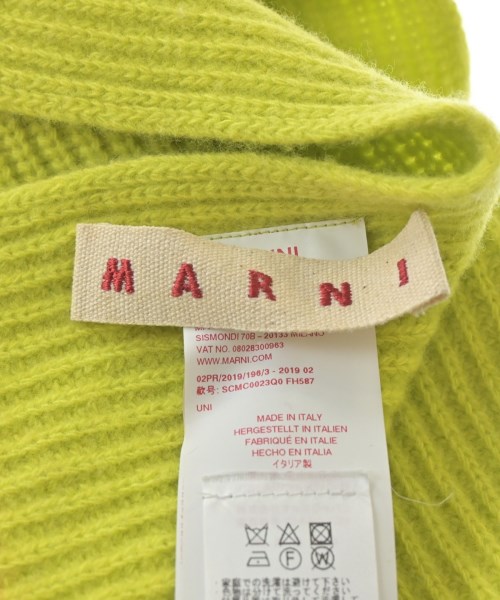 MARNI（マルニ）マフラー 緑 サイズ:- レディース/2200730601036