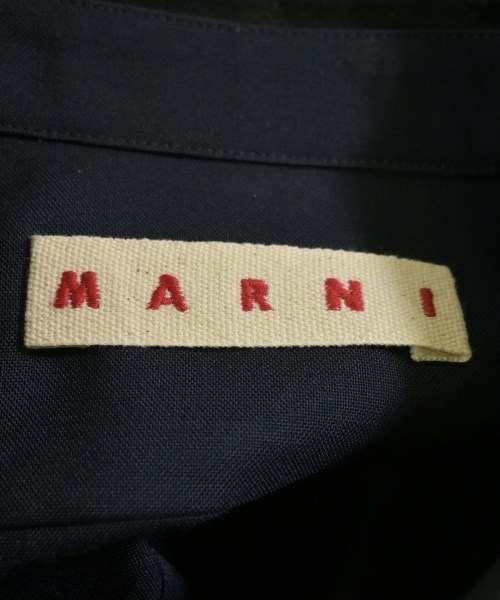 MARNI（マルニ）カジュアルシャツ 紺 サイズ:48(L位) メンズ/2200732278038