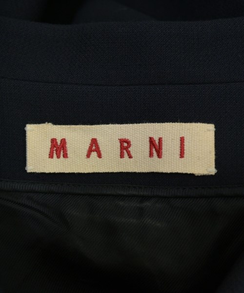 MARNI（マルニ）ノーカラージャケット 紺 サイズ:38(S位) レディース/2200732469030