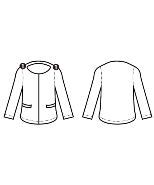 MARNI（マルニ）ノーカラージャケット グレー サイズ:40(M位) レディース/2200732469047