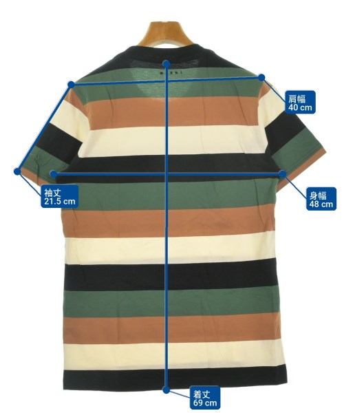 MARNI（マルニ）Tシャツ・カットソー 茶 サイズ:46(M位) メンズ/2200733529061