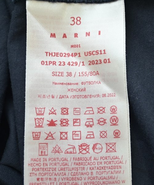 MARNI（マルニ）Tシャツ・カットソー 紺 サイズ:38(S位) レディース/2200734706010