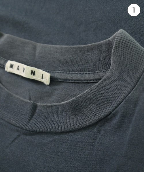 MARNI（マルニ）Tシャツ・カットソー 紺 サイズ:46(M位) メンズ/2200735757059