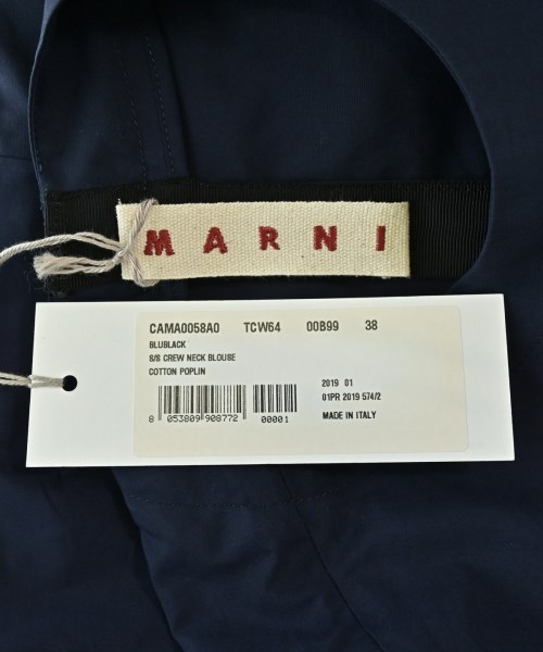 MARNI（マルニ）ブラウス 紺 サイズ:38(S位) レディース/2200720366051