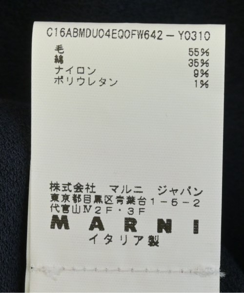 MARNI（マルニ）ワンピース 紺 サイズ:38(S位) レディース/2200716208198