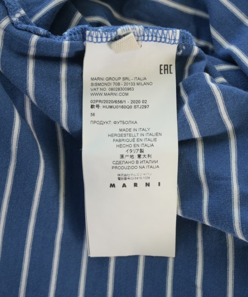 MARNI（マルニ）Tシャツ・カットソー 青 サイズ:-(XXL位) メンズ/2200720394047