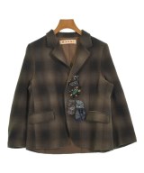 MARNI（マルニ）テーラードジャケット 茶 サイズ:42(M位) レディース/2200722264065