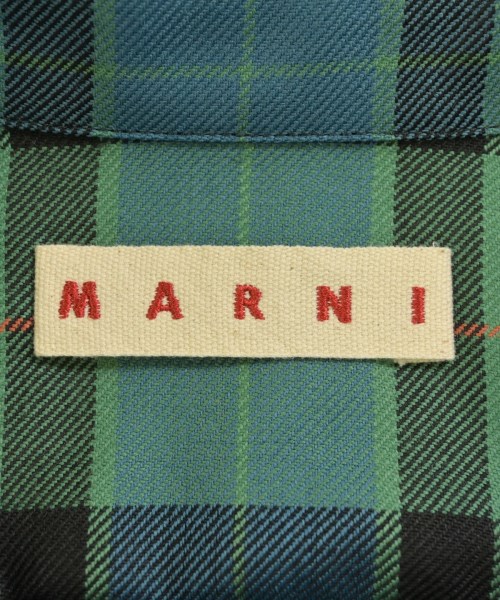 MARNI（マルニ）カジュアルシャツ 緑 サイズ:46(M位) メンズ/2200722843048
