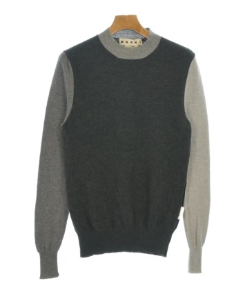 MARNI 44 マルタンガルウールコート　マルニ　ニット　シャツ　パンツ MARNI（マルニ）ニット・セーター グレー サイズ:44(S位) メンズ