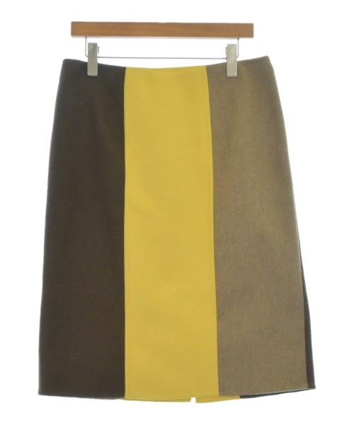 MARNI(マルニ)ひざ丈スカート 黄 サイズ:42(M位)/2200683469097