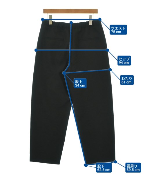 MARNI（マルニ）スラックス 黒 サイズ:40(XS位) メンズ/2200684492018
