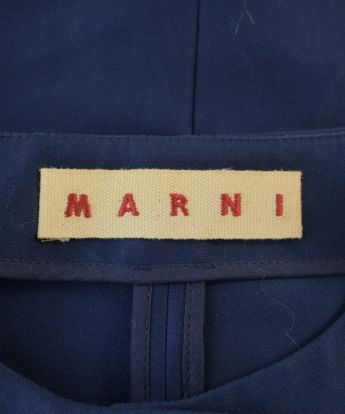 MARNI（マルニ）ノーカラージャケット 紺 サイズ:38(S位) レディース/2200684615011