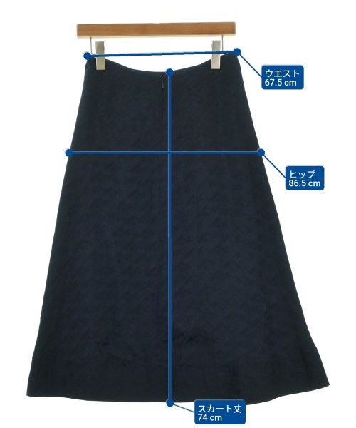 MARNI（マルニ）ロング・マキシ丈スカート 紺 サイズ:40(M位) レディース/2200685545065