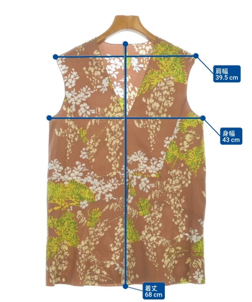 MARNI（マルニ）ブラウス 茶 サイズ:40(M位) レディース/2200686548072