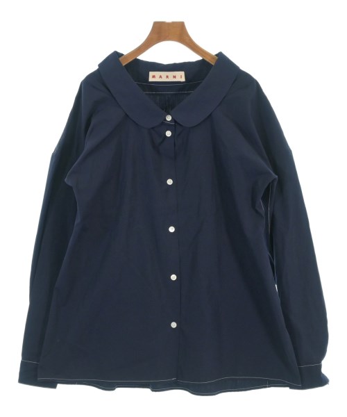 MARNI(マルニ)カジュアルシャツ 紺 サイズ:40(M位)/2200687681013