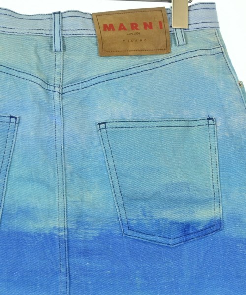 MARNI（マルニ）ミニスカート 青 サイズ:42(M位) レディース/2200687993055