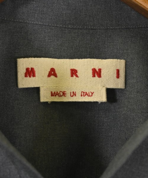 MARNI（マルニ）カジュアルシャツ グレー サイズ:38(S位) レディース/2200688323028