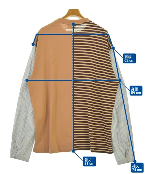 MARNI（マルニ）Tシャツ・カットソー ベージュ サイズ:52(XXL位) メンズ/2200682904070