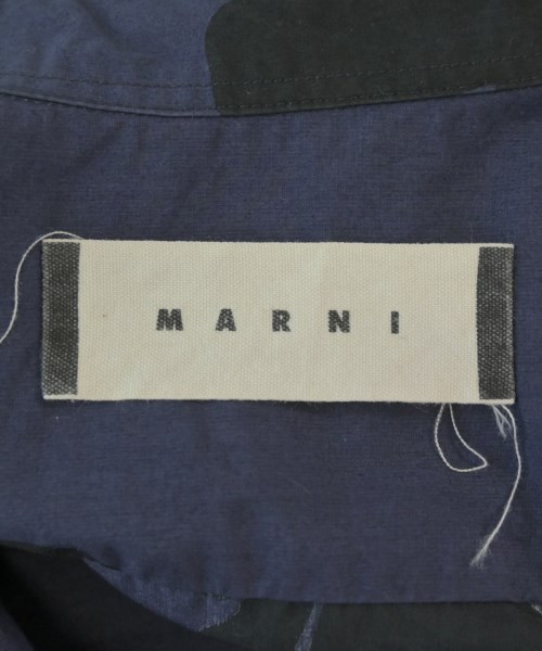 MARNI（マルニ）カジュアルシャツ 紺 サイズ:44(S位) メンズ/2200682513098