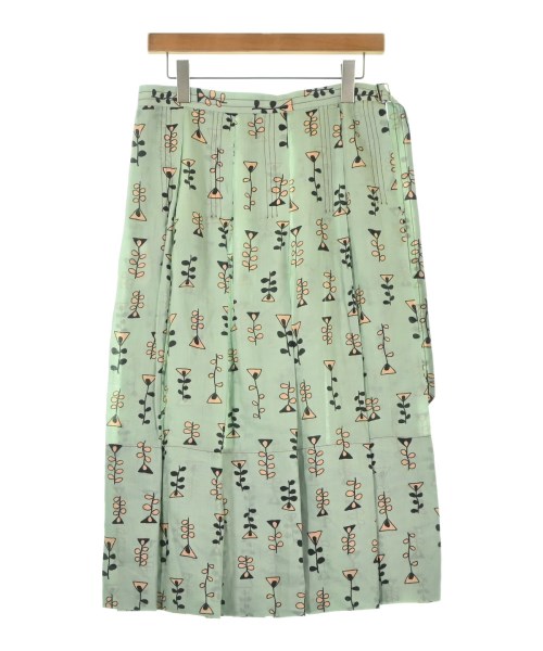 MARNI(マルニ)ロング・マキシ丈スカート 緑 サイズ:40(M位)/2200684990507
