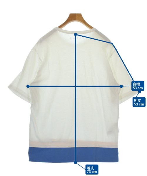 MARNI（マルニ）Tシャツ・カットソー 白 サイズ:48(L位) メンズ/2200685234112