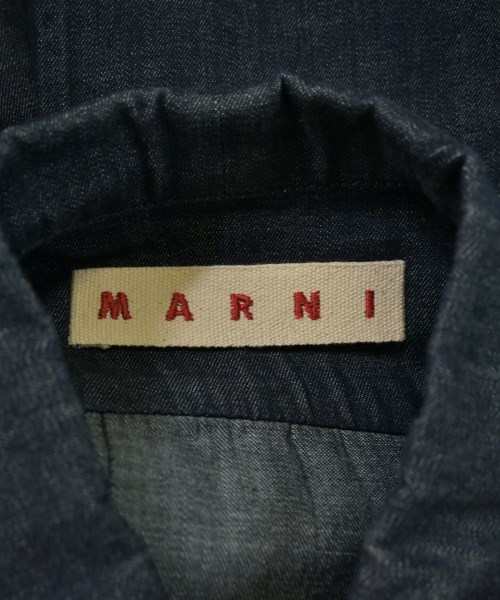 MARNI（マルニ）カジュアルシャツ 紺 サイズ:38(S位) レディース/2200690293210