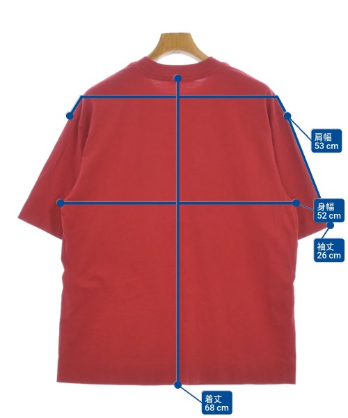 MARNI（マルニ）Tシャツ・カットソー 赤 サイズ:-(M位) メンズ/2200692047071
