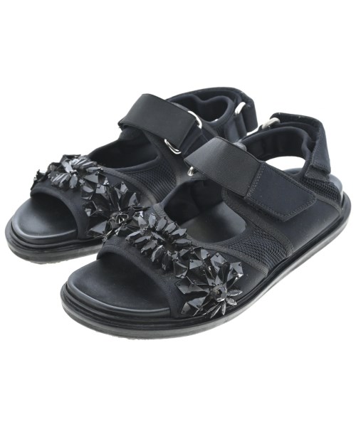 MARNI(マルニ)サンダル 黒 サイズ:EU37 1/2(24cm位)/2200691719016