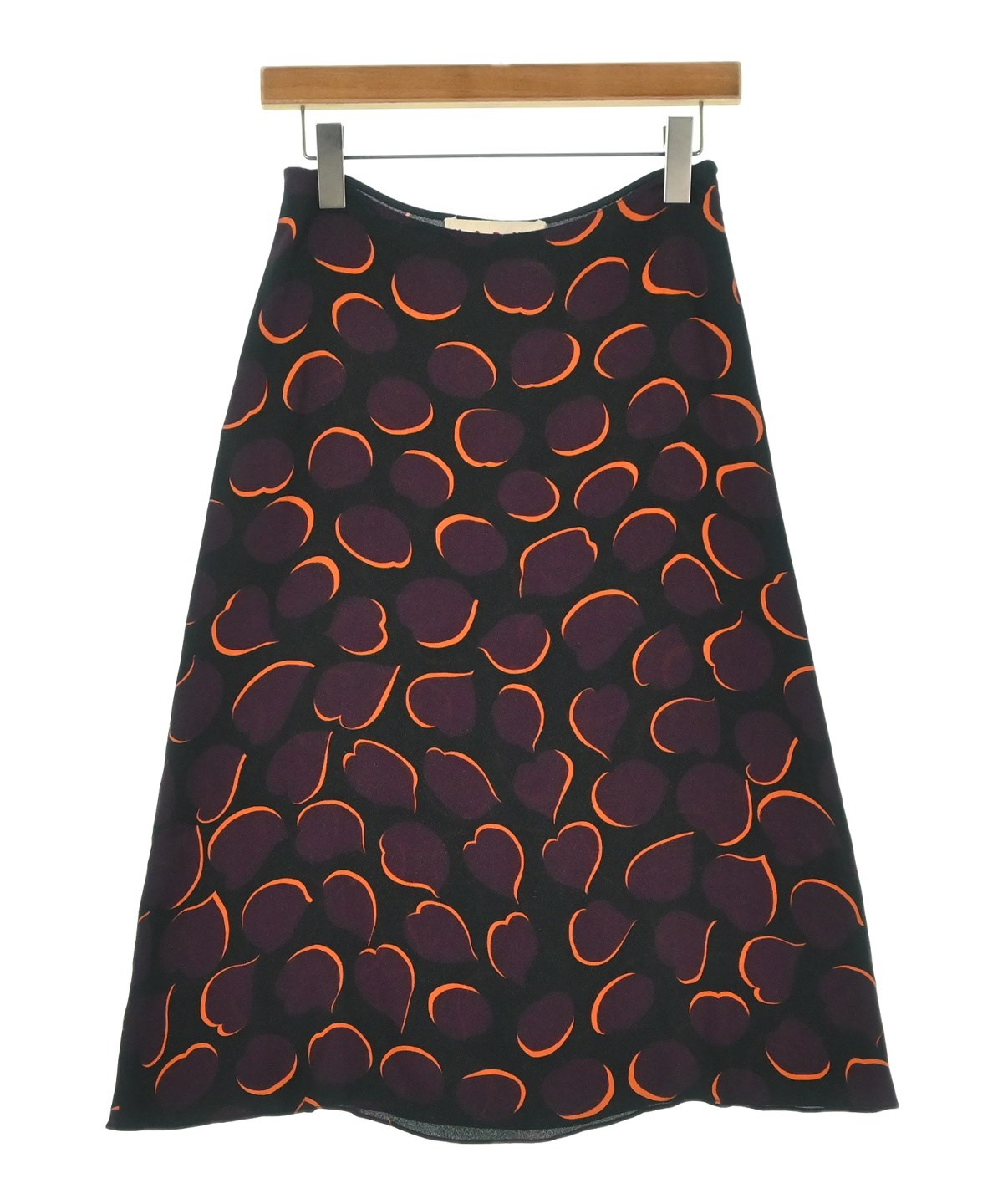 MARNI（マルニ）ひざ丈スカート 黒 サイズ:40(M位) レディース
