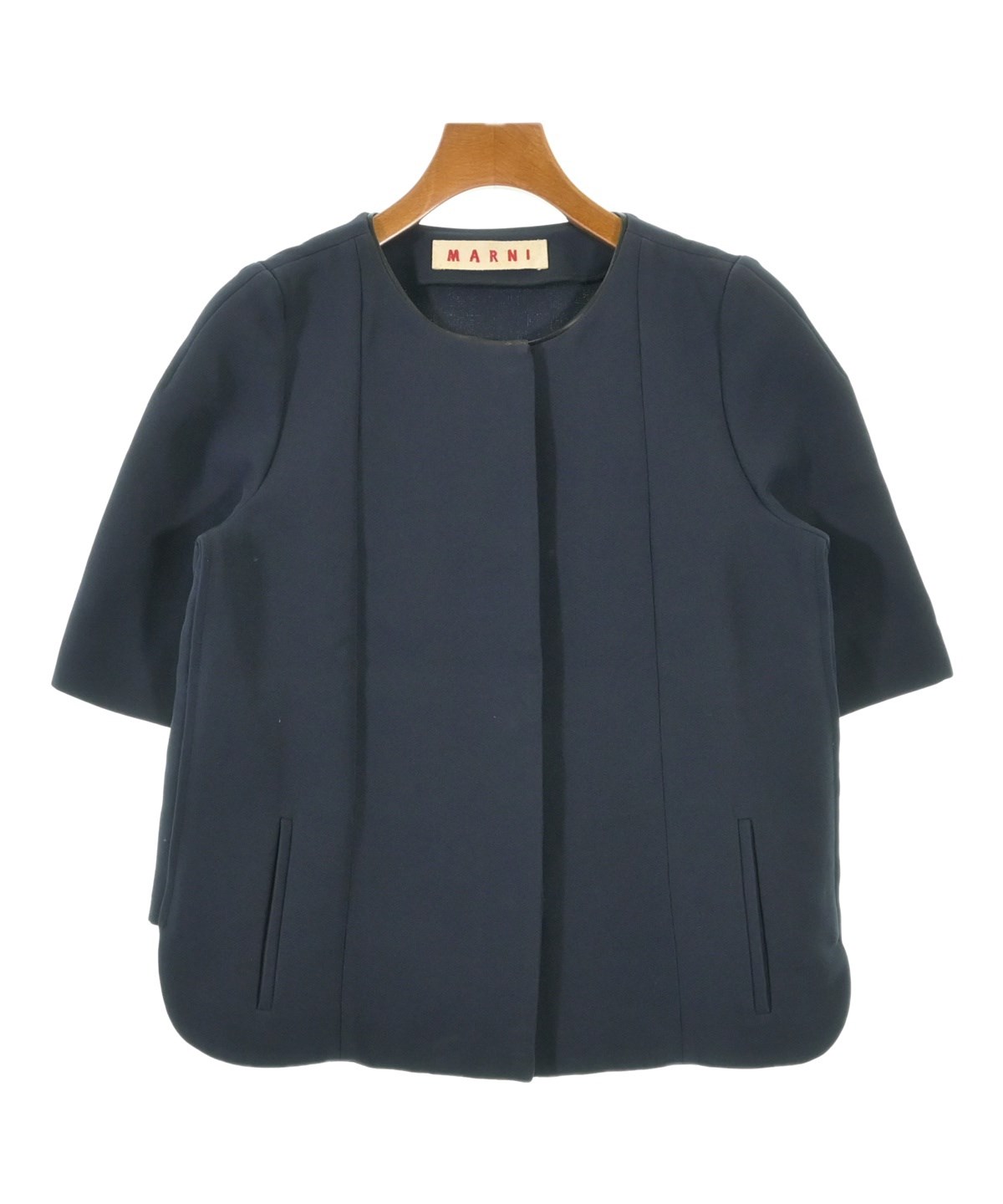 MARNI（マルニ）ジャケット 紺 サイズ:40(M位) レディース