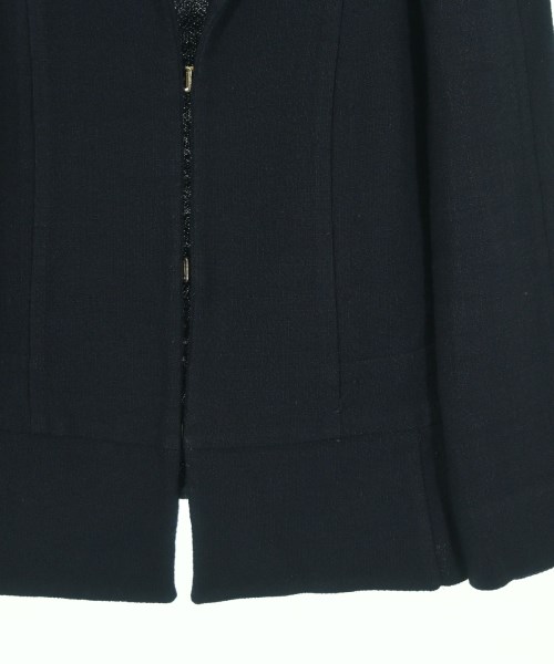 MARNI（マルニ）ノーカラージャケット 紺 サイズ:40(M位) レディース/2200692923016