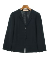 MARNI（マルニ）ノーカラージャケット 紺 サイズ:40(M位) レディース/2200692923016