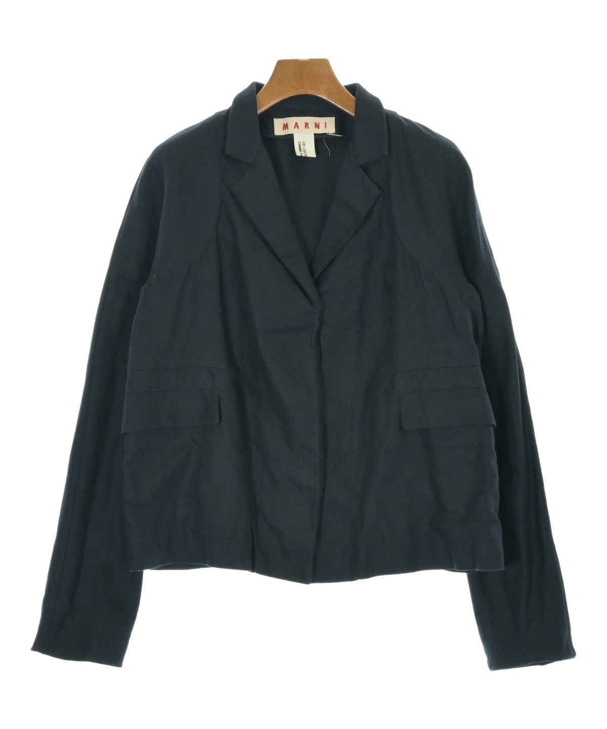 apice MARNI マルニ レディース テーラードジャケット 40 MARNI（マルニ）カジュアルジャケット 紺 サイズ:40(M位) レディース