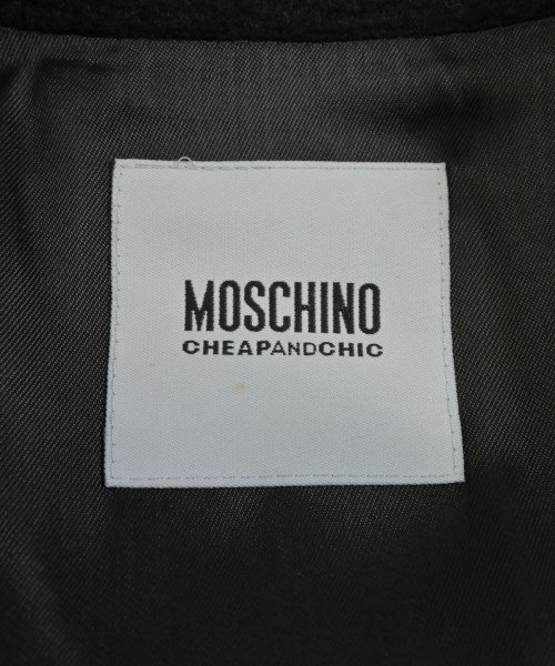 MOSCHINO CHEAP AND CHIC（モスキーノ　チープアンドシック）ピーコート 黒 サイズ:44(L位) レディース/2200623709030