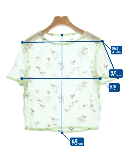 MOSCHINO CHEAP AND CHIC（モスキーノ　チープアンドシック）ブラウス 緑 サイズ:44(L位) レディース/2200613878036