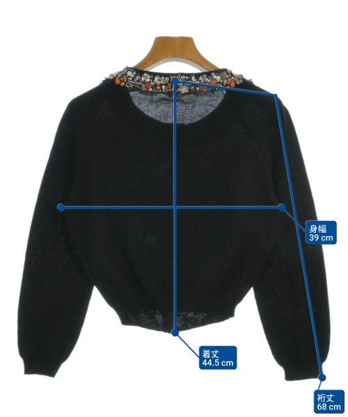 MOSCHINO CHEAP AND CHIC（モスキーノ　チープアンドシック）カーディガン 黒 サイズ:40(M位) レディース/2200655370178