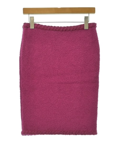 MOSCHINO（モスキーノ）ひざ丈スカート ピンク サイズ:40(M位) レディース/2200651958035