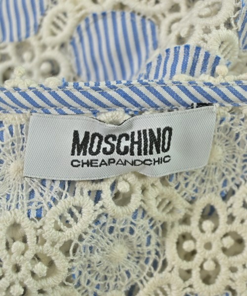 MOSCHINO CHEAP AND CHIC（モスキーノ　チープアンドシック）ブラウス 青 サイズ:44(L位) レディース/2200720526127