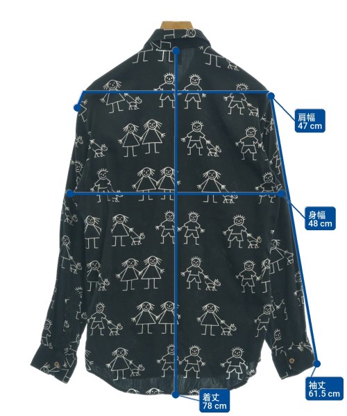 MOSCHINO CHEAP AND CHIC（モスキーノ　チープアンドシック）カジュアルシャツ 黒 サイズ:-(M位) メンズ/2200721720050