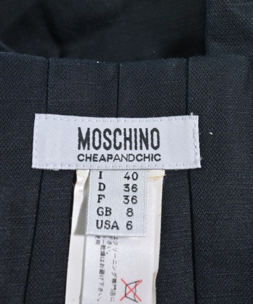 MOSCHINO CHEAP AND CHIC（モスキーノ　チープアンドシック）ひざ丈スカート 黒 サイズ:40(M位) レディース/2200724399024