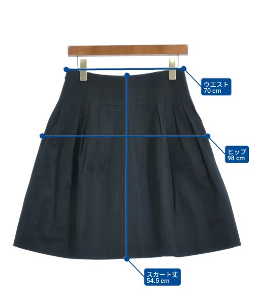 MOSCHINO CHEAP AND CHIC（モスキーノ　チープアンドシック）ひざ丈スカート 黒 サイズ:40(M位) レディース/2200724399024