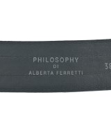 Philosophy di Alberta Ferretti（フィロソフィーディアルベルタフェレッ）ベルト 黒 サイズ:38 レディース/2200620396080