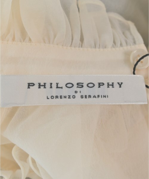 Philosophy di Alberta Ferretti（フィロソフィーディアルベルタフェレッ）ブラウス ベージュ サイズ:40(M位) レディース/2200624618058