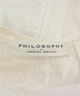 Philosophy di Alberta Ferretti（フィロソフィーディアルベルタフェレッ）ワンピース 白 サイズ:40(M位) レディース/2200624526070