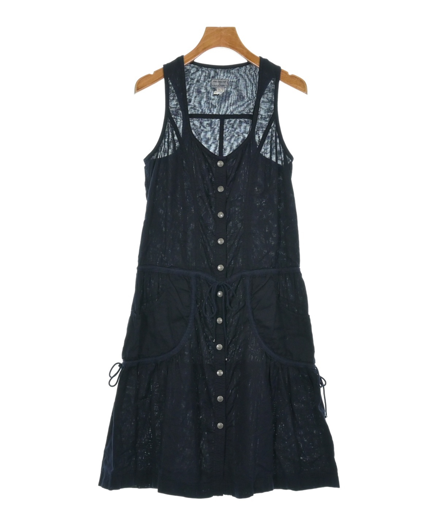 フィロソフィーアルベルタフェレッティ ボルドー ドレスワンピース