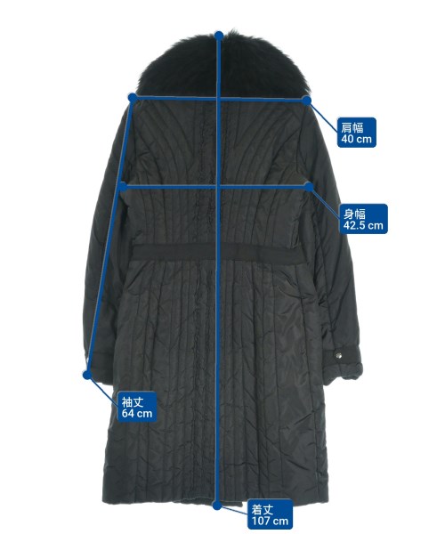 Philosophy di Alberta Ferretti（フィロソフィーディアルベルタフェレッ）ダウンコート 黒 サイズ:42(M位) レディース/2200606960014