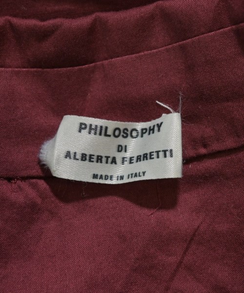Philosophy di Alberta Ferretti（フィロソフィーディアルベルタフェレッ）カジュアルシャツ 赤 サイズ:40(M位) レディース/2200643046092