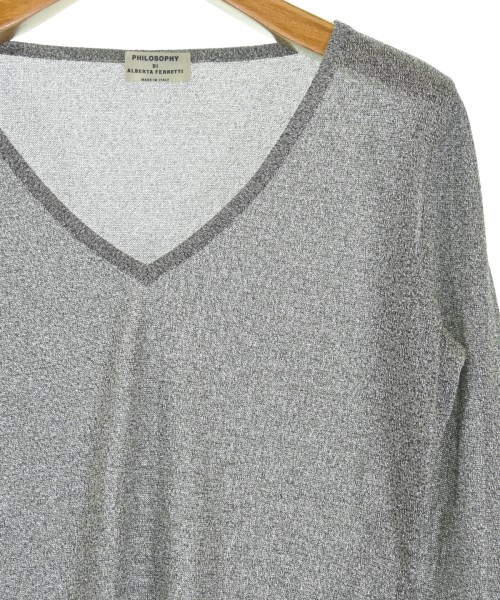 Philosophy di Alberta Ferretti（フィロソフィーディアルベルタフェレッ）ニット・セーター グレー サイズ:40(M位) レディース/2200730964049