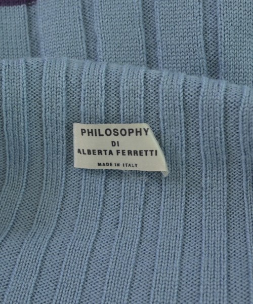 Philosophy di Alberta Ferretti（フィロソフィーディアルベルタフェレッ）カーディガン 青 サイズ:46(XL位) レディース/2200690293173